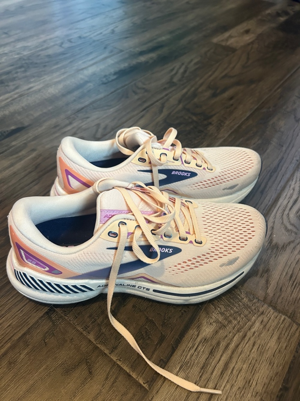 Brooks Women's Peach, Navy and Purple Running Shoes